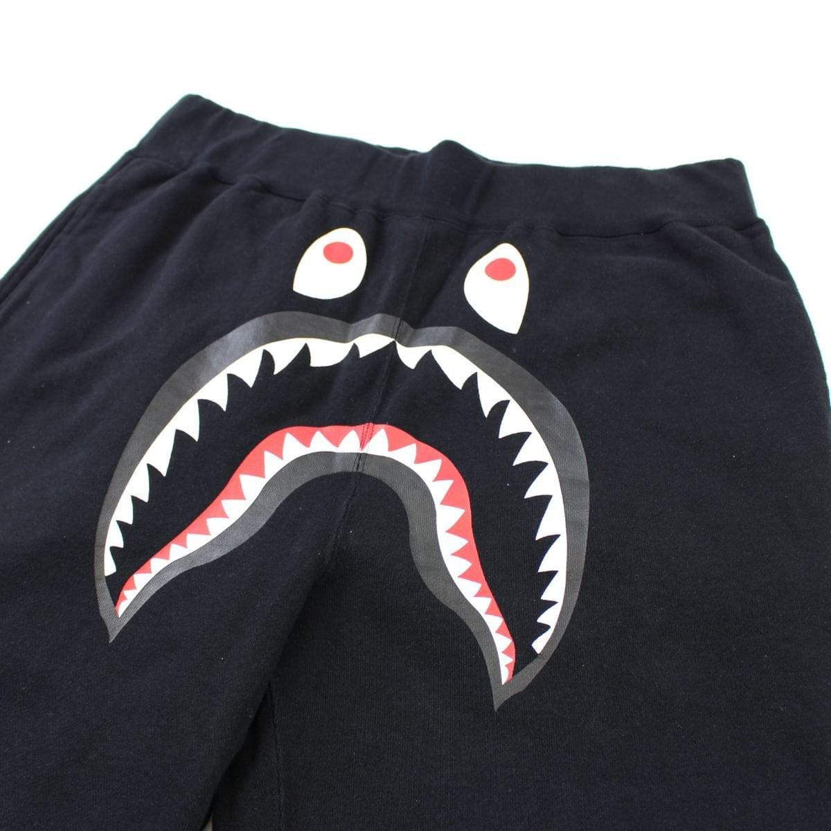 Bape Shark Face Joggers Black - SaruGeneral