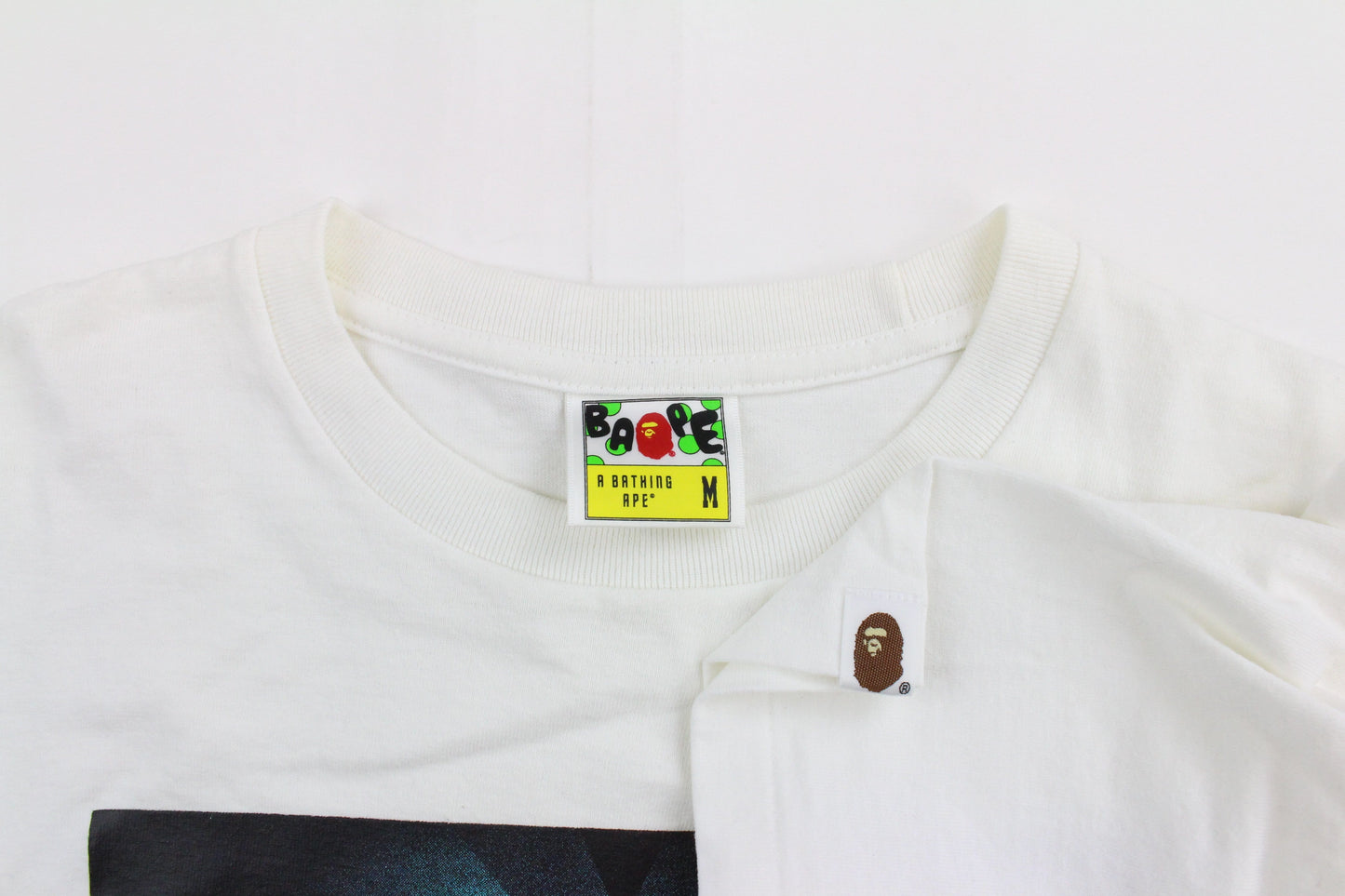 Bape Space Spotlight Ape Logo Tee Black - SaruGeneral