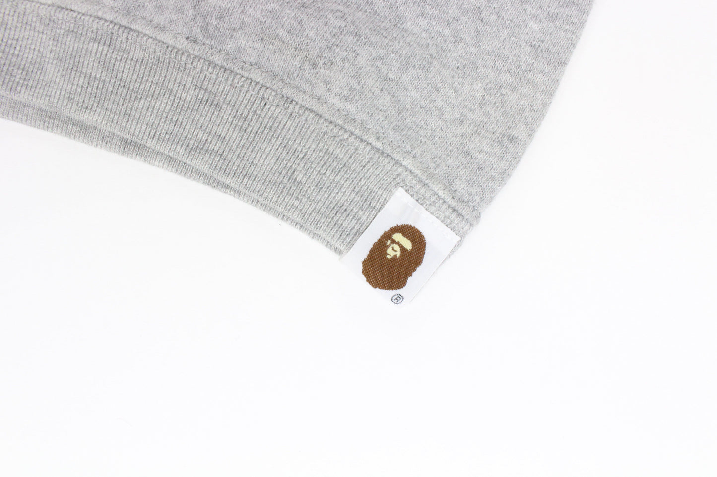 Bape Swarovski College Logo SS Crew Grey - SaruGeneral