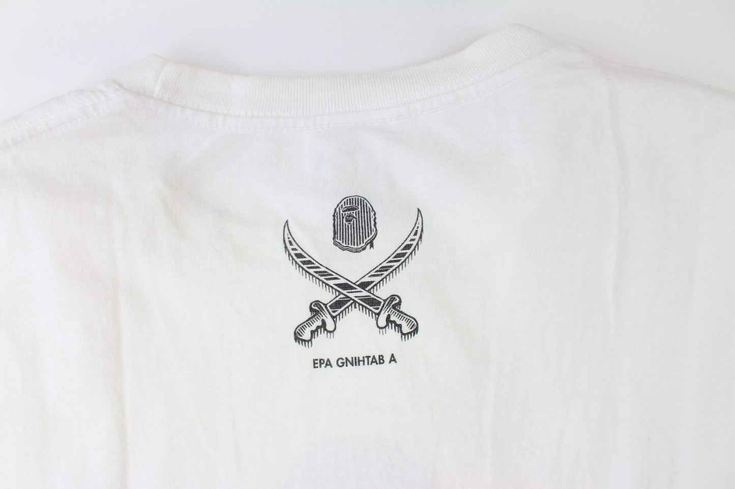 Bape Swords Ape Tee White - SaruGeneral