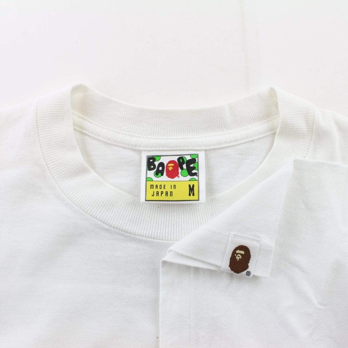 Bape Teriyaki Source Shark Figure Tee White - SaruGeneral