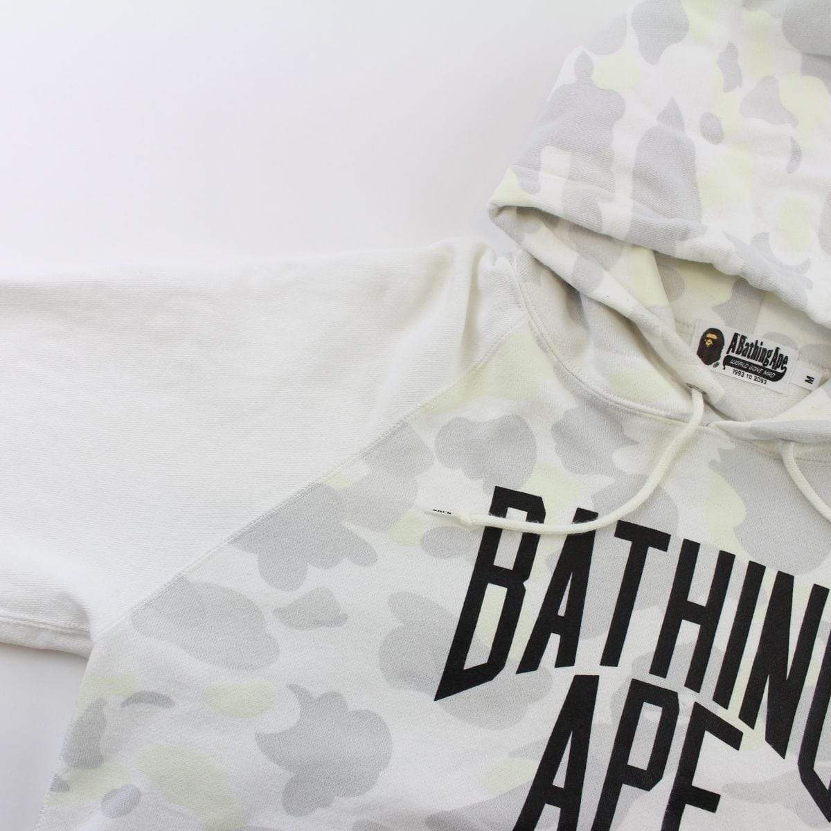 Bape Snow White Camo Hoodie - SaruGeneral