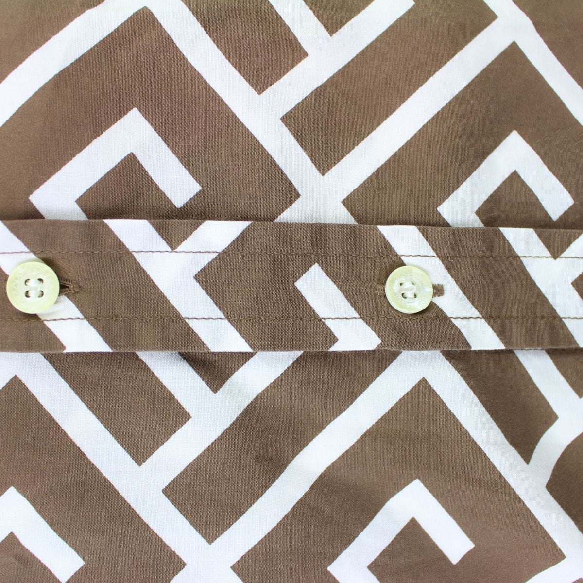 Bape 'Versace' Print Shirt Brown - SaruGeneral