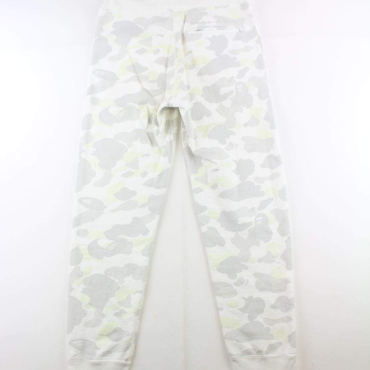 Bape White Camo Joggers - SaruGeneral