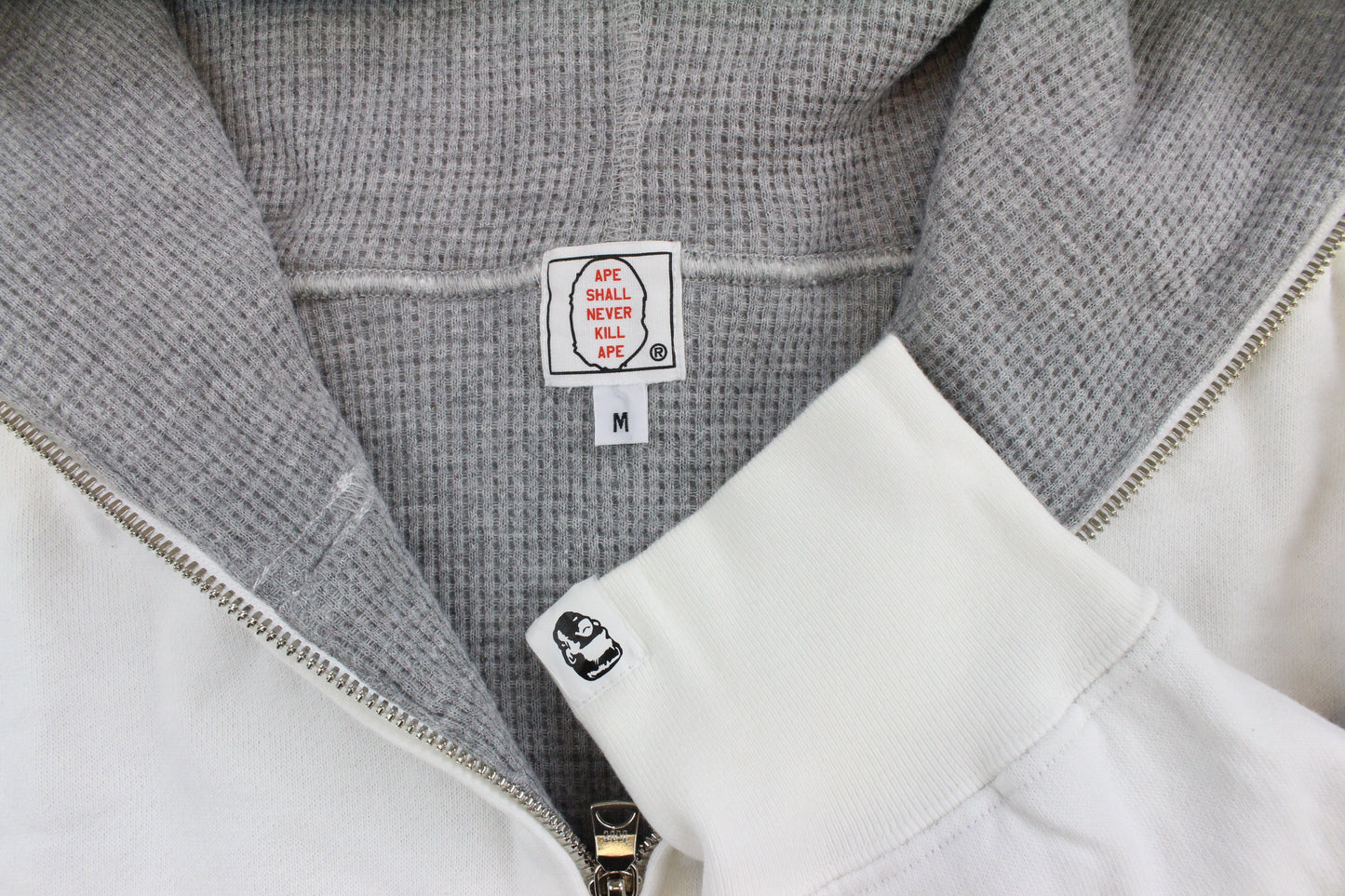 Bape 2ND GEN White PONR Shark Hoodie 2005 - SaruGeneral