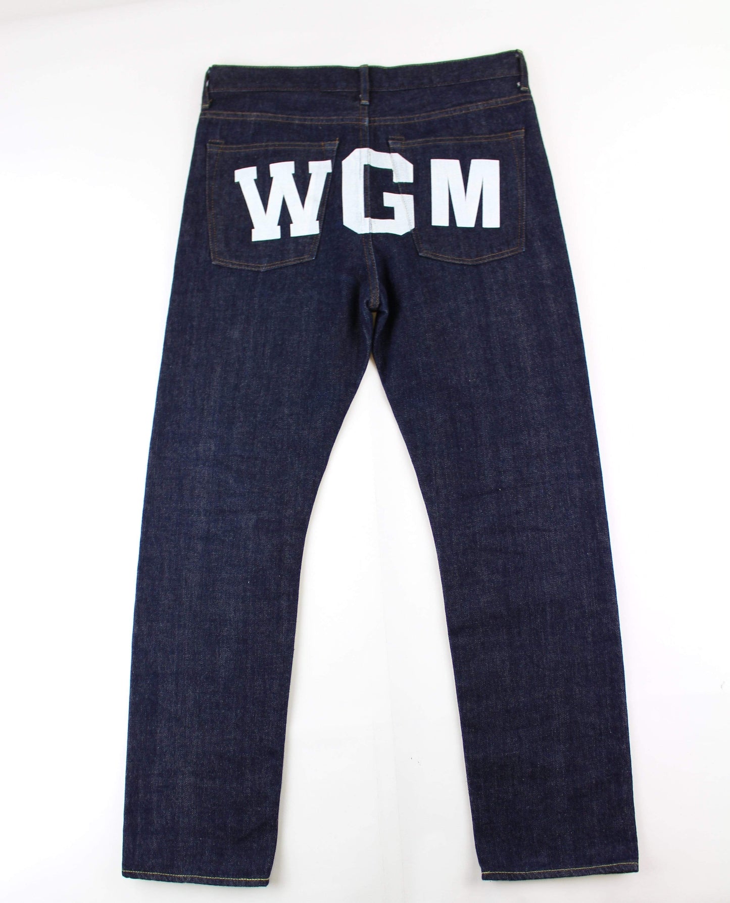 Bape White Shark Face Denim Jeans - SaruGeneral