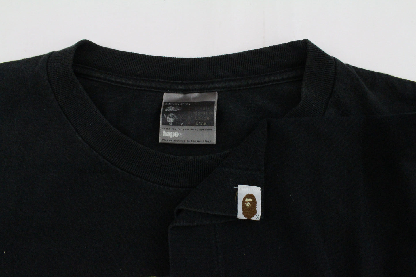 Bape tan Toxic Big Ape Tee Black - SaruGeneral