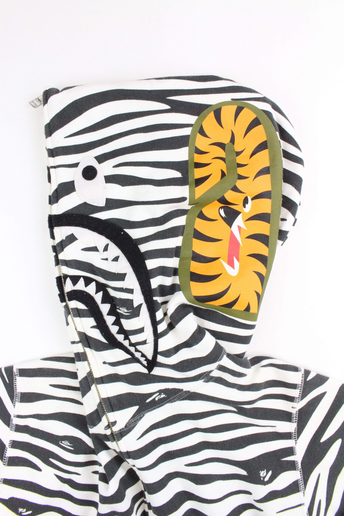 Bape Zebra Shark Hoodie - SaruGeneral
