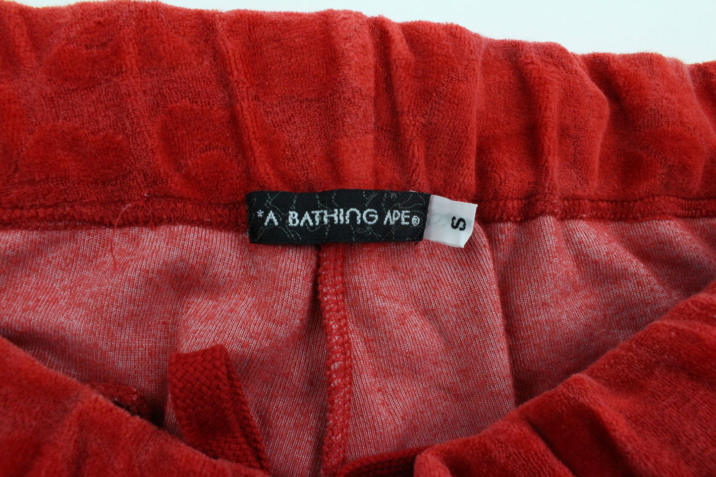 Bapexclusive red hidden camo shorts - SaruGeneral