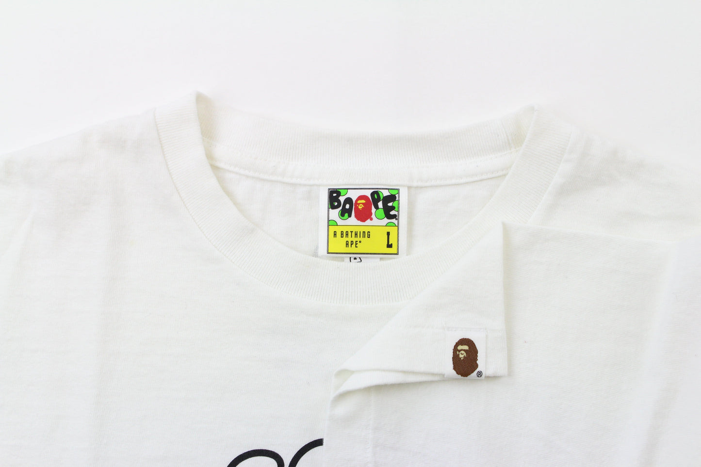 Bape x Dragon Ball Z Goku Milo Tee White - SaruGeneral
