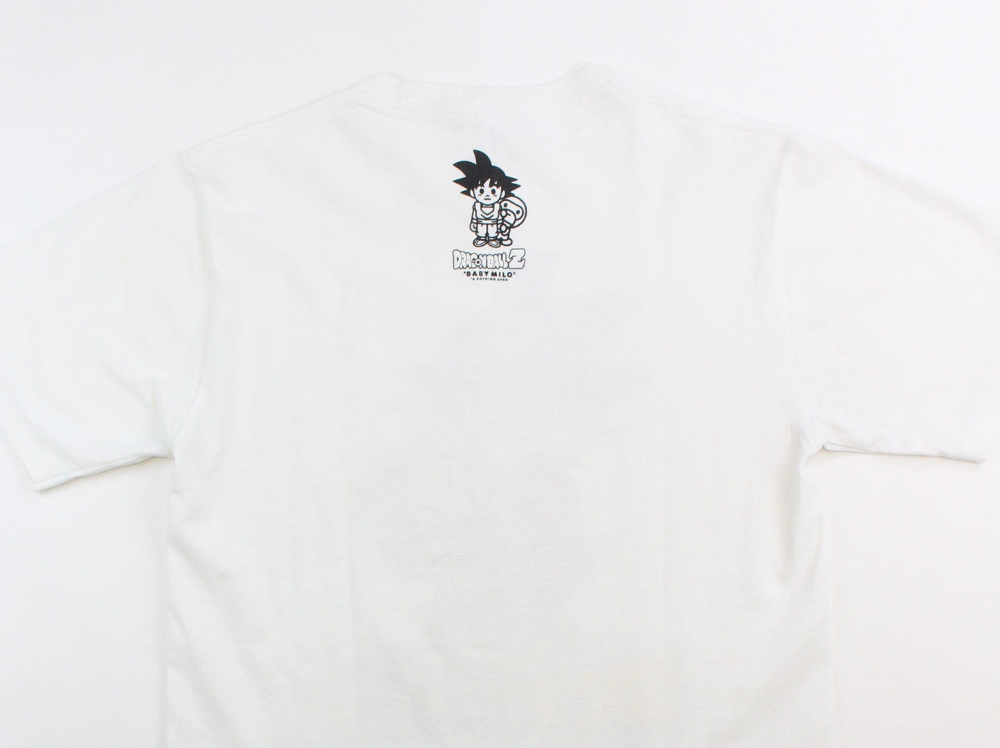Bape x Dragon Ball Z Milo Goku Tee White - SaruGeneral