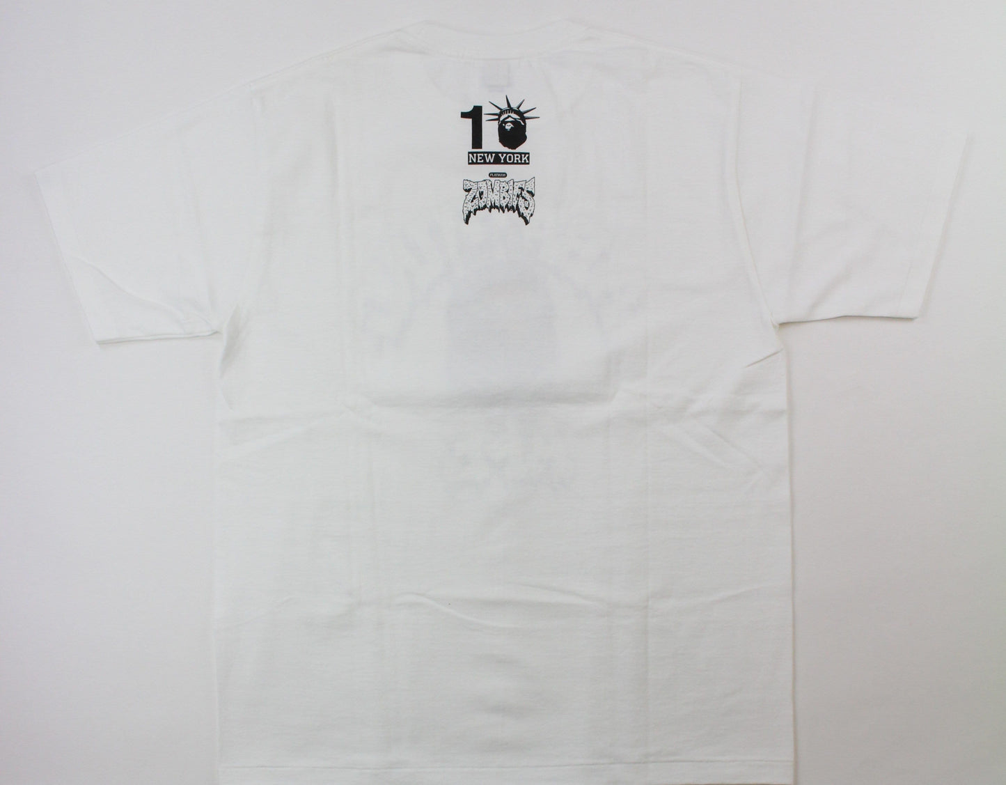 Bape x Flatbush Zombies College Logo Tee White - SaruGeneral