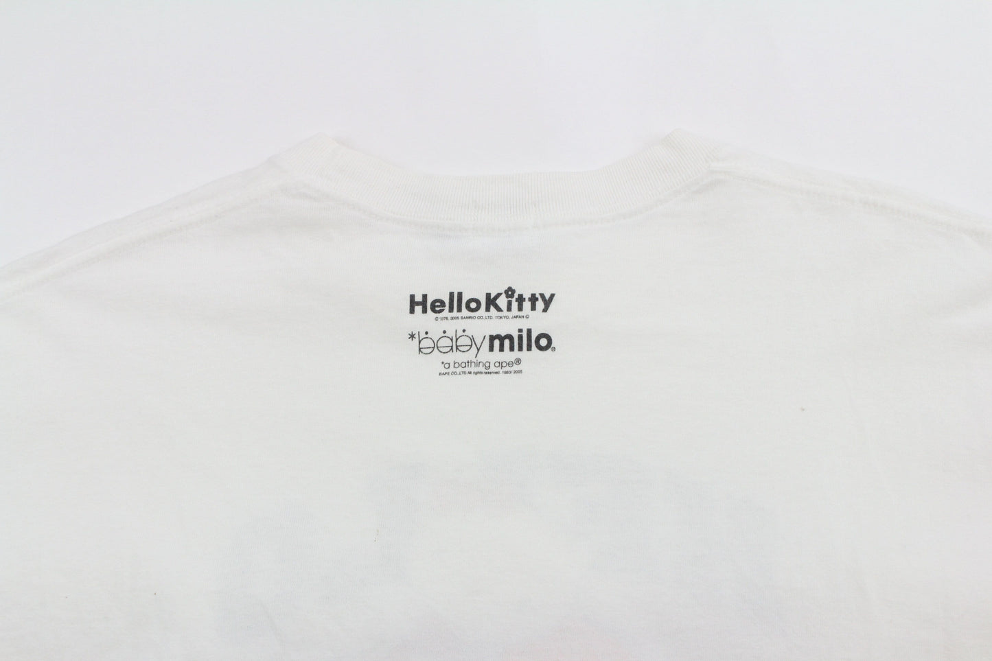 Bape x Hello Kitty Milo Tee White - SaruGeneral