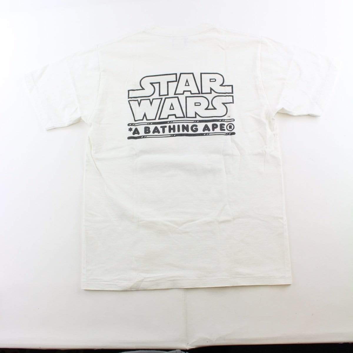 Bape x Star Wars A New Hope Tee White - SaruGeneral