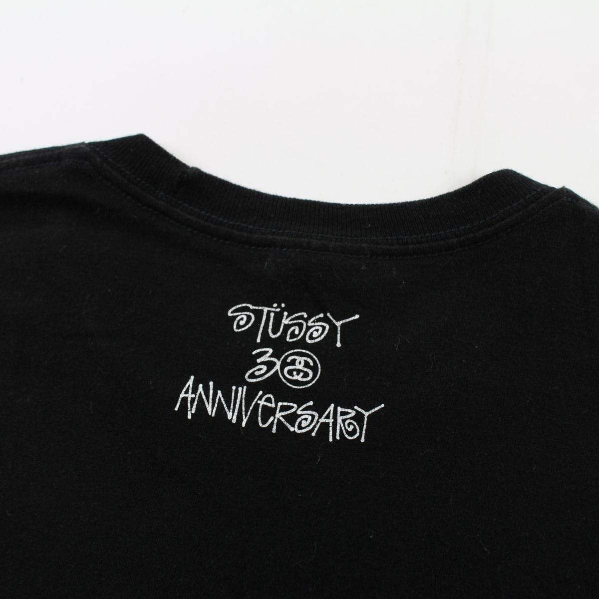 Bape x Stussy Multi Camo Logo Tee Black - SaruGeneral