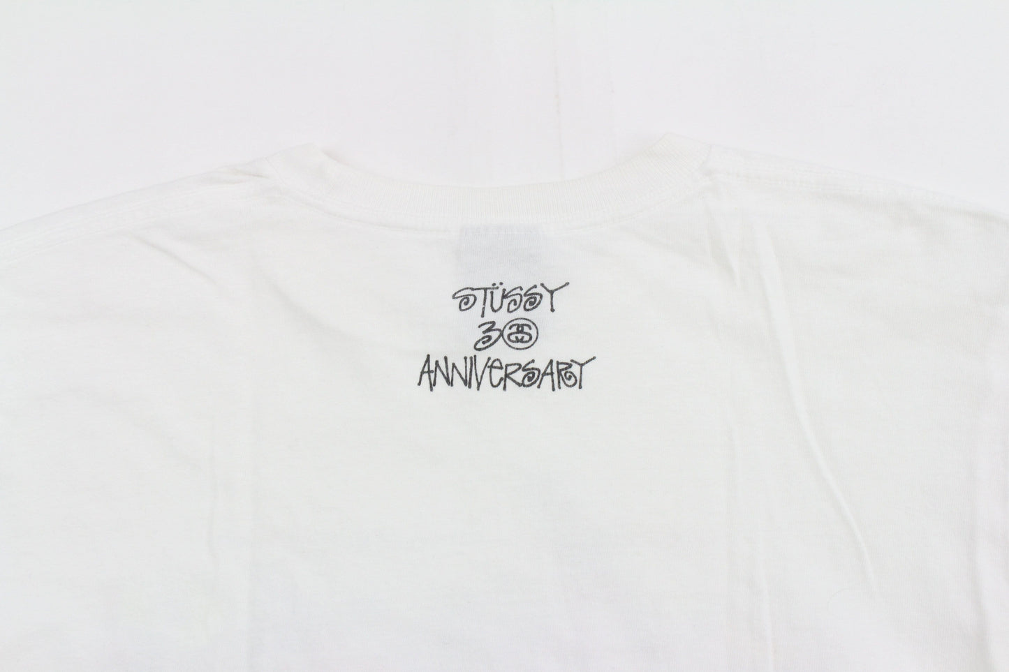 Bape x Stussy Multi Camo Logo Tee White - SaruGeneral