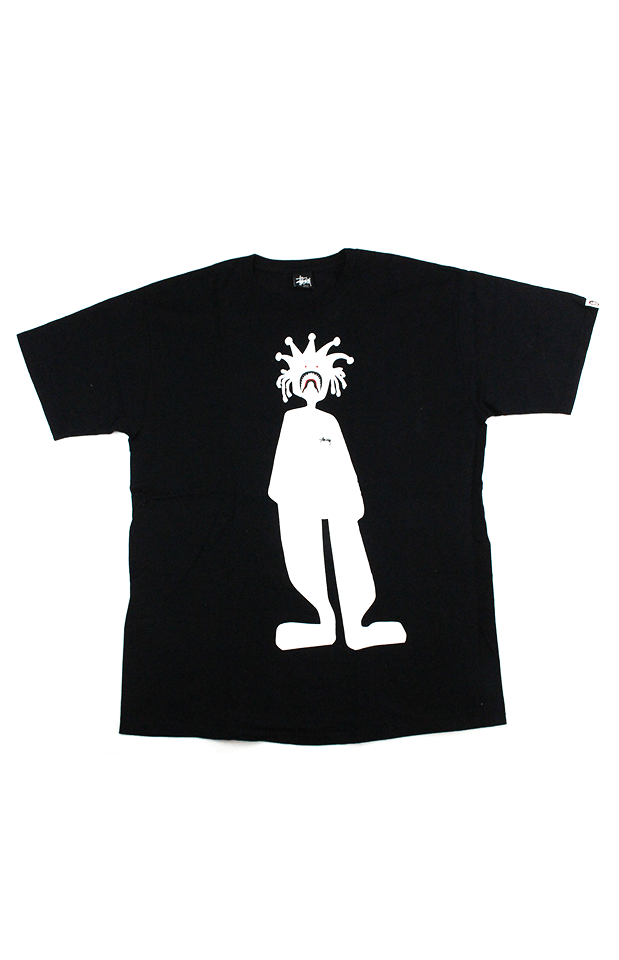 Bape x Stussy Sharkface Man Tee Black – SARUGENERAL