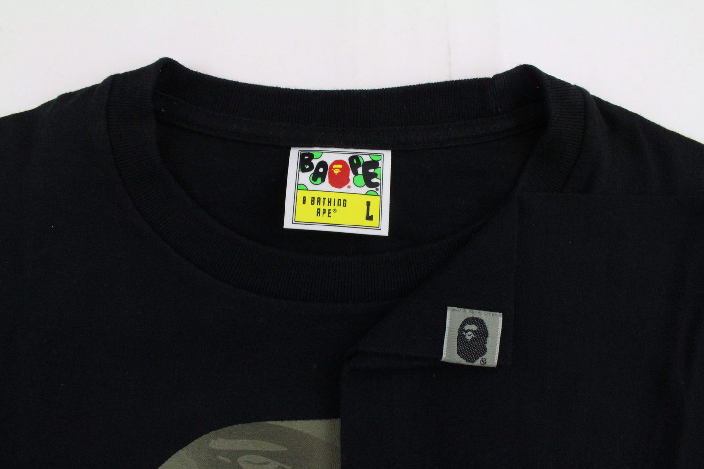 Bape x UNDFTD Green Camo Big Ape Tee Black - SaruGeneral