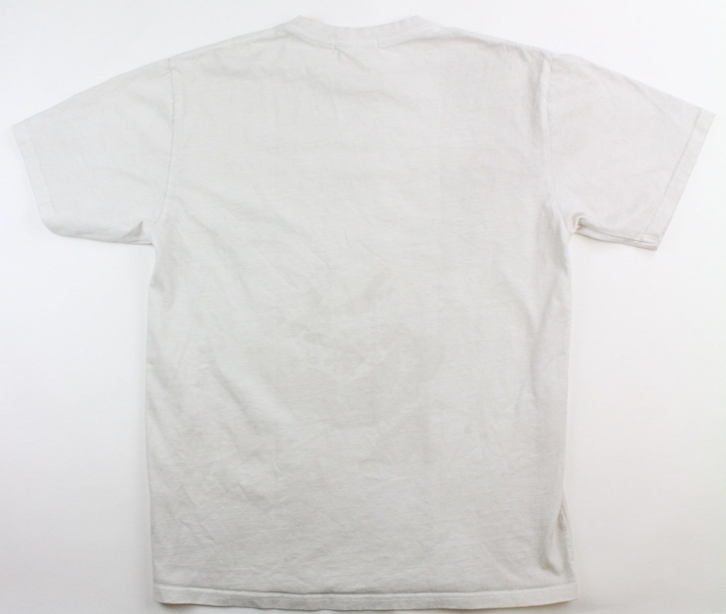 Bape x Undefeated Green Camo College Logo Tee White - SaruGeneral