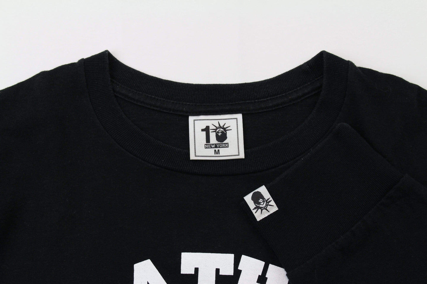 Bape x Wiz Khalifa College Logo LS Black - SaruGeneral