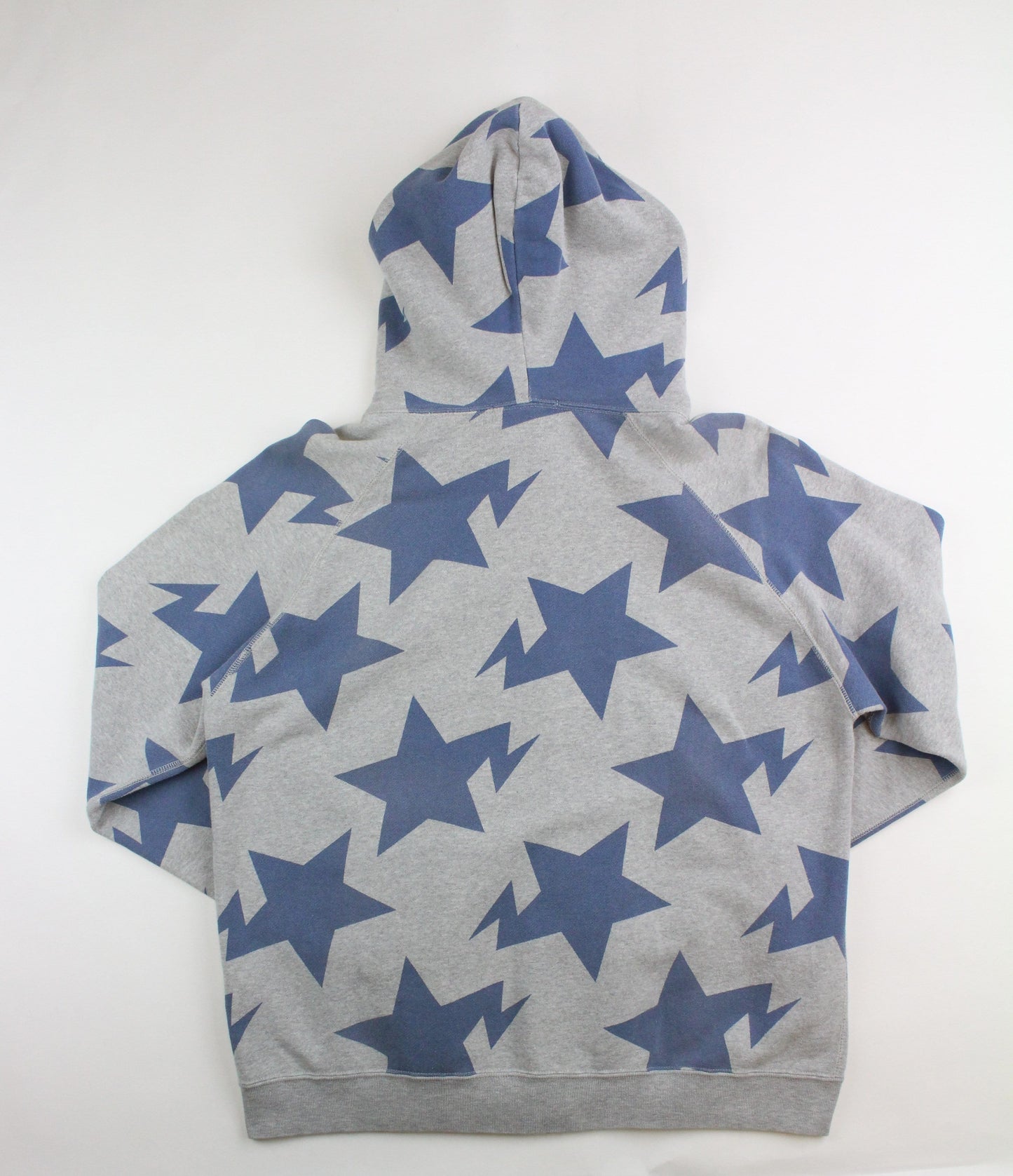 Bapesta Blue full zip hoodie grey - SaruGeneral