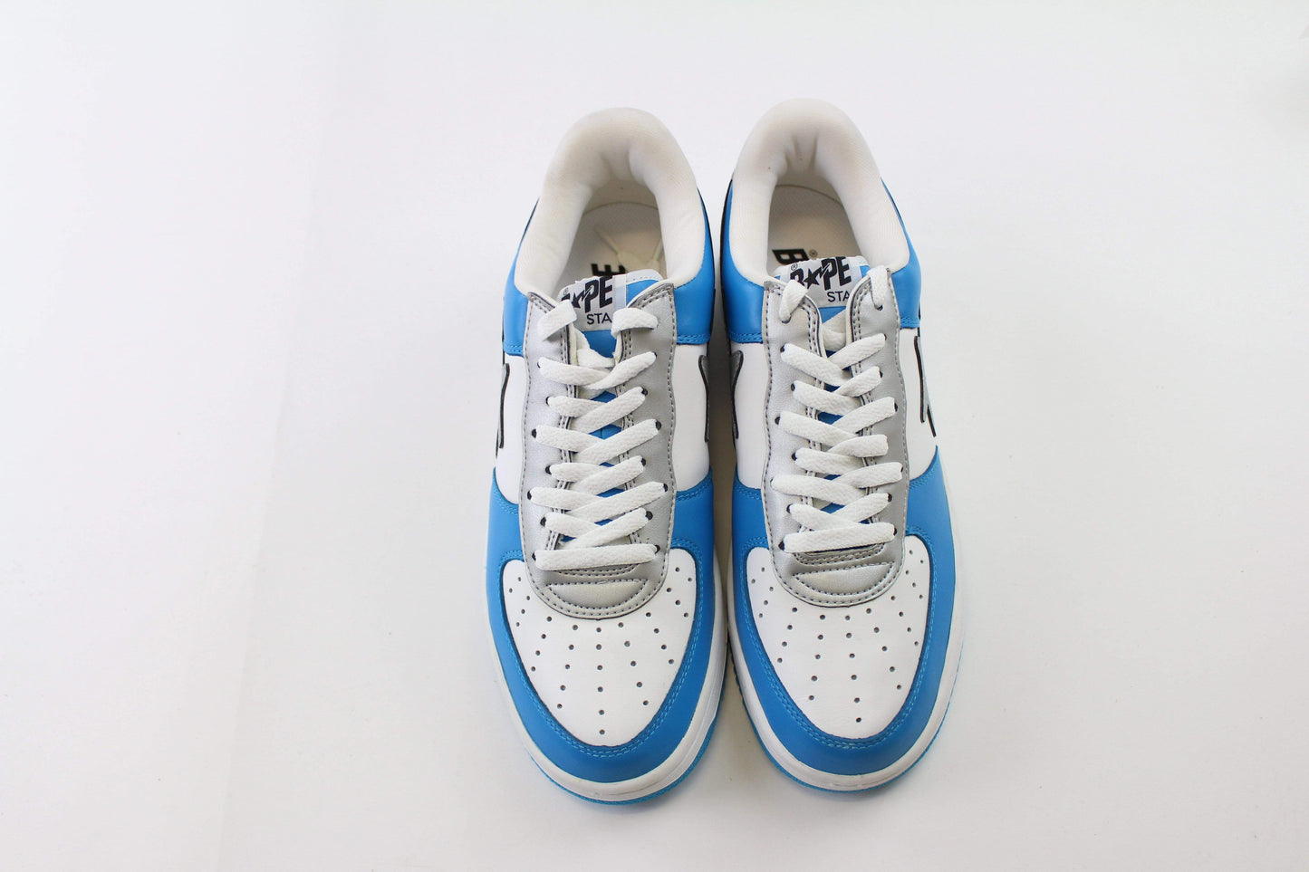 Bapesta Blue White Silver - SaruGeneral