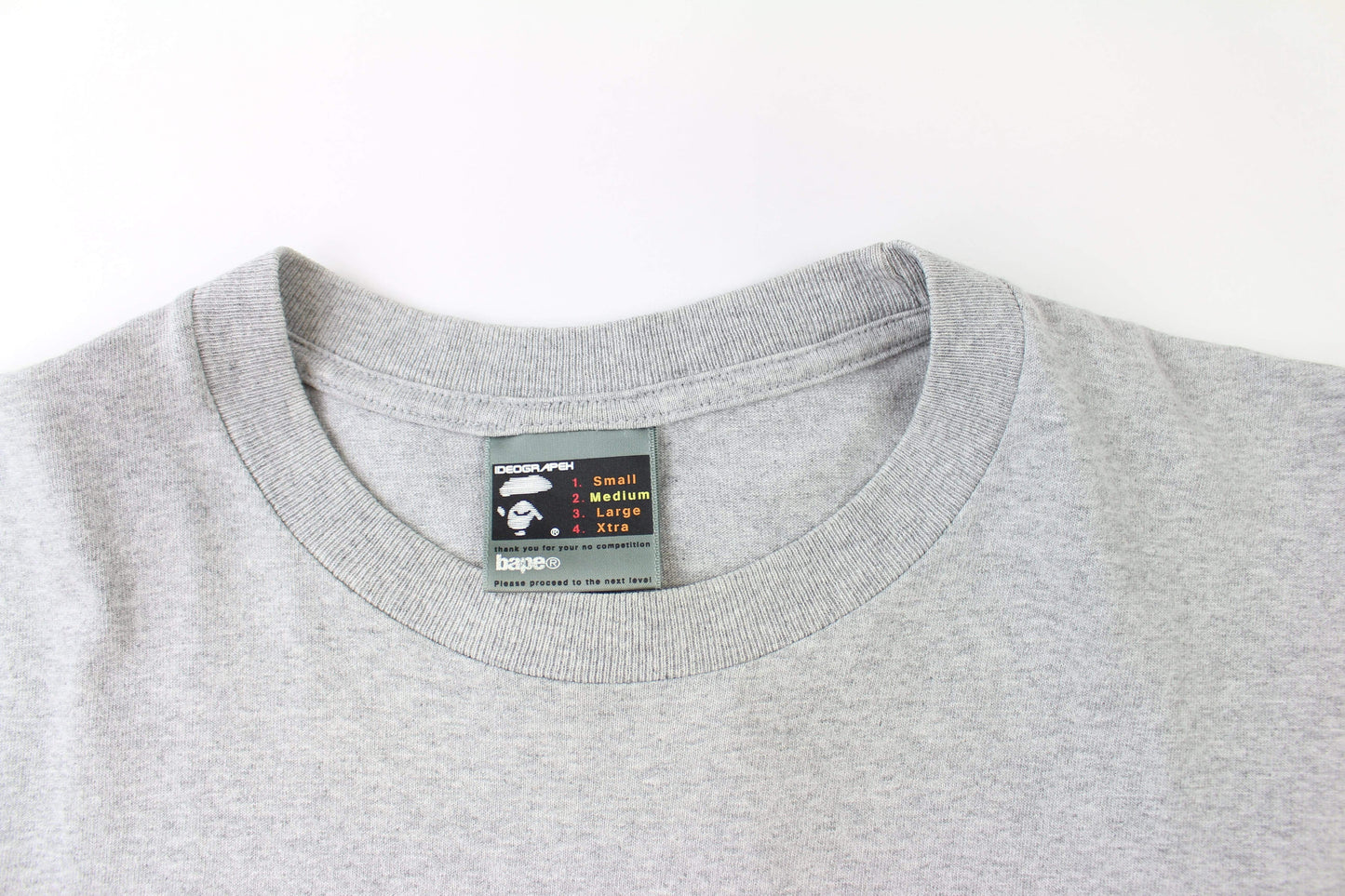 Bapesta Figure Tee Grey - SaruGeneral