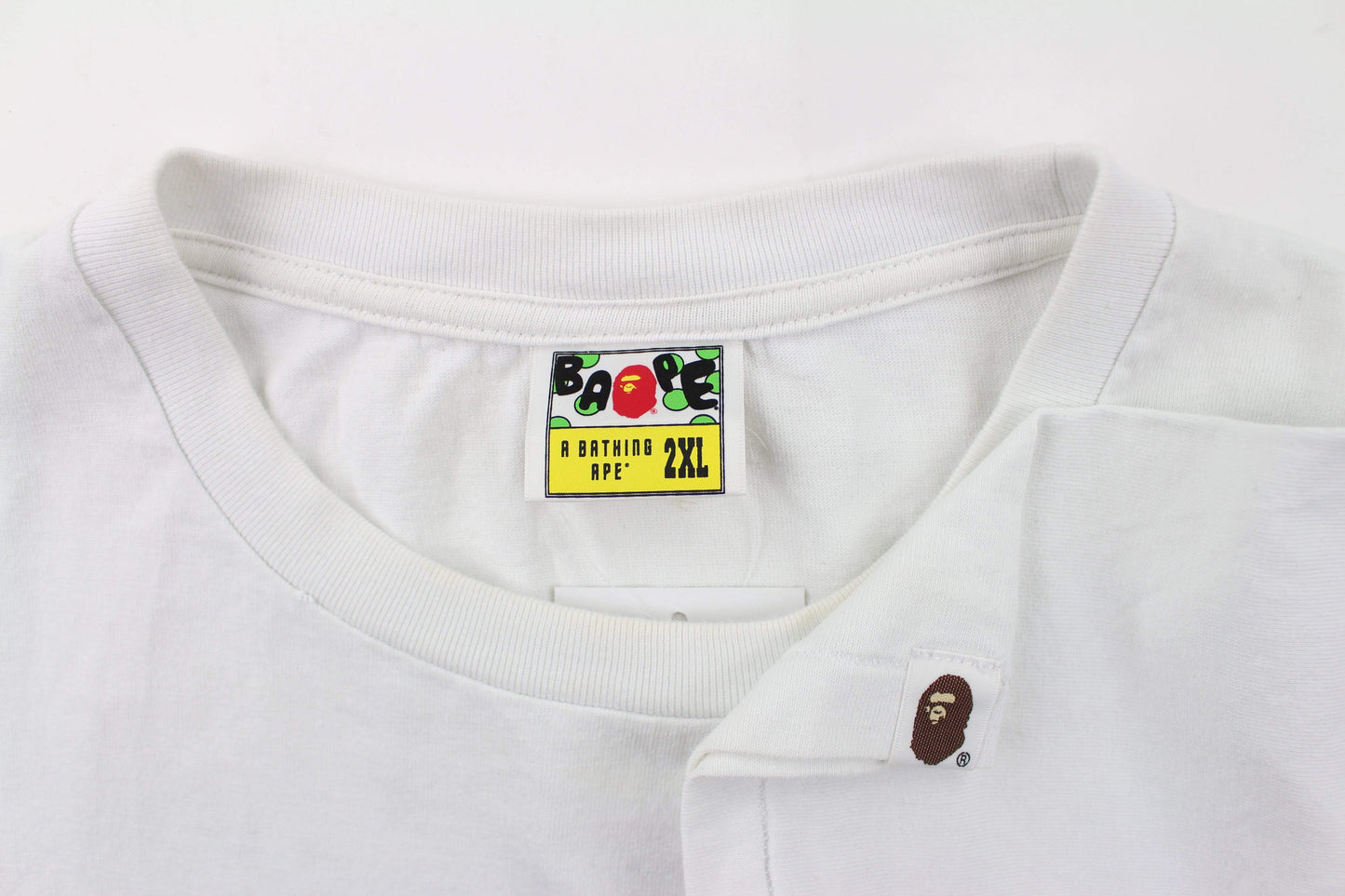 Bapesta Logo Space Camo Tee White - SaruGeneral