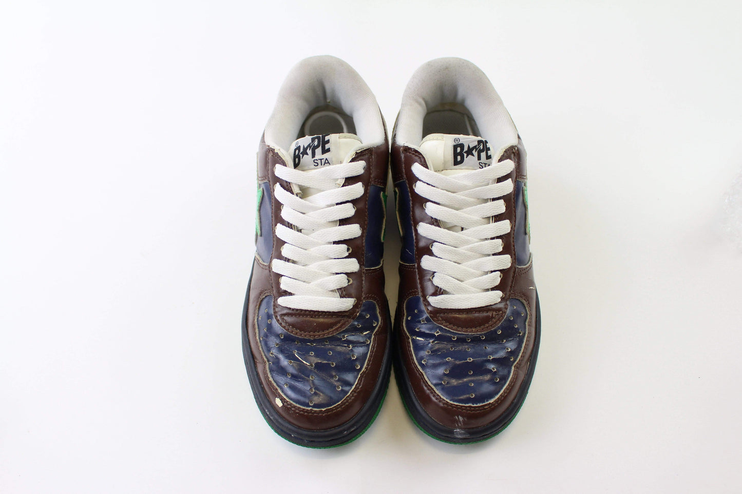 Bapesta Mint Brown Blue - SaruGeneral