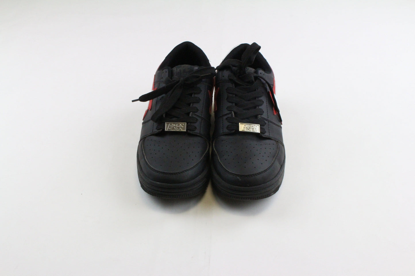 Bapesta Red & White double sta Black - SaruGeneral