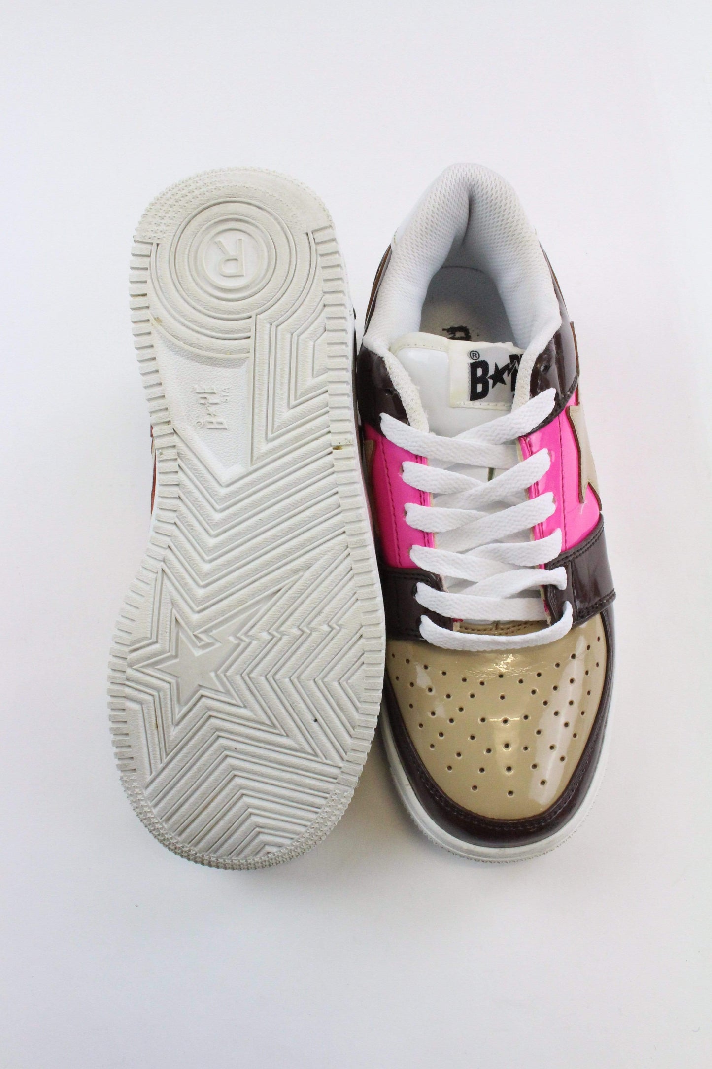 Bapesta Pink & Brown - SaruGeneral