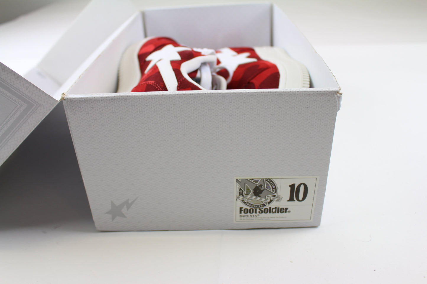 Bapesta Red Camo White - SaruGeneral