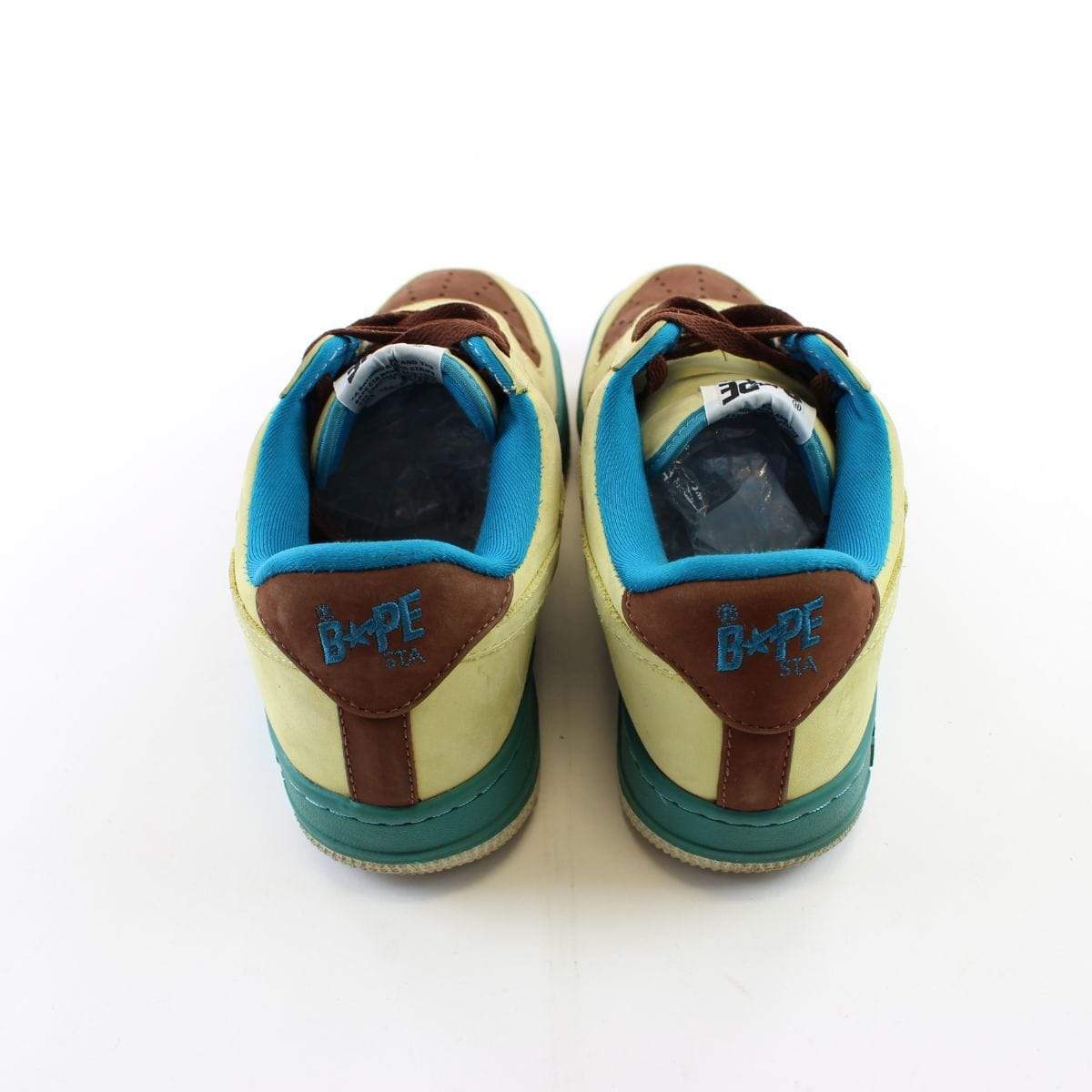 Bapesta Tan Blue Brown Nubuck - SaruGeneral