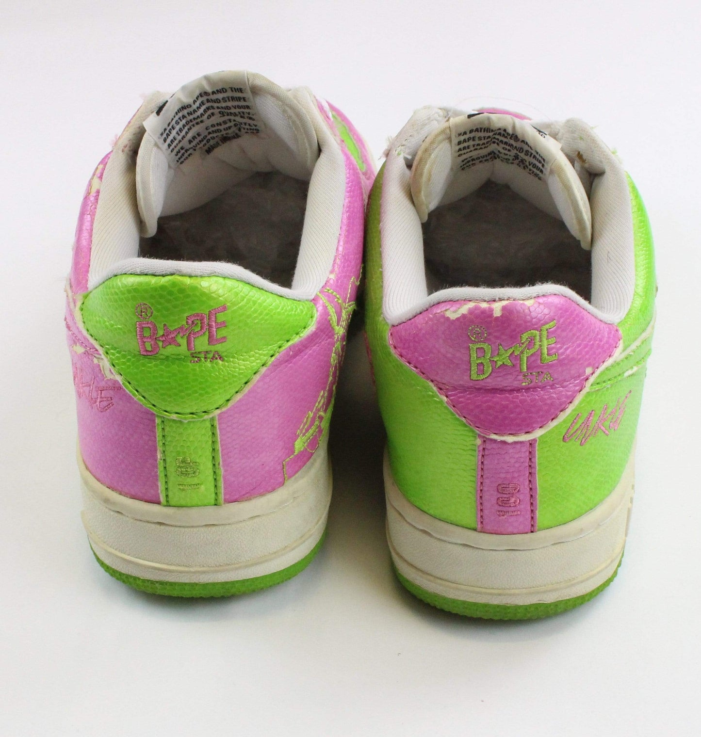Bapesta x futura Pink Green 1 of 100 - SaruGeneral