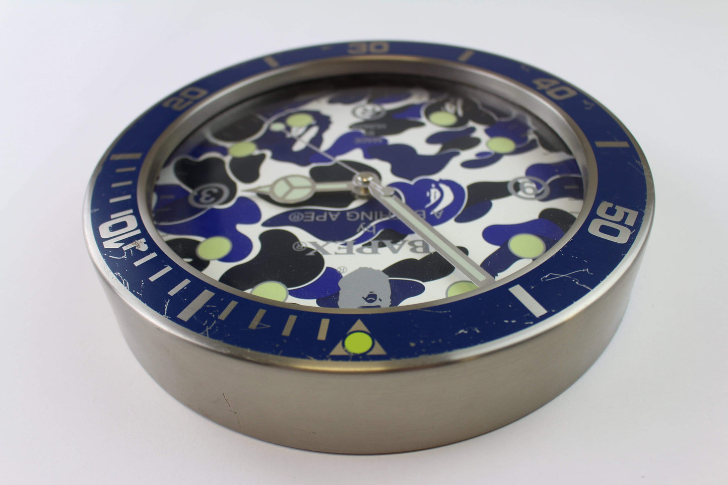 Bapex ABC Blue White Camo Clock - SaruGeneral