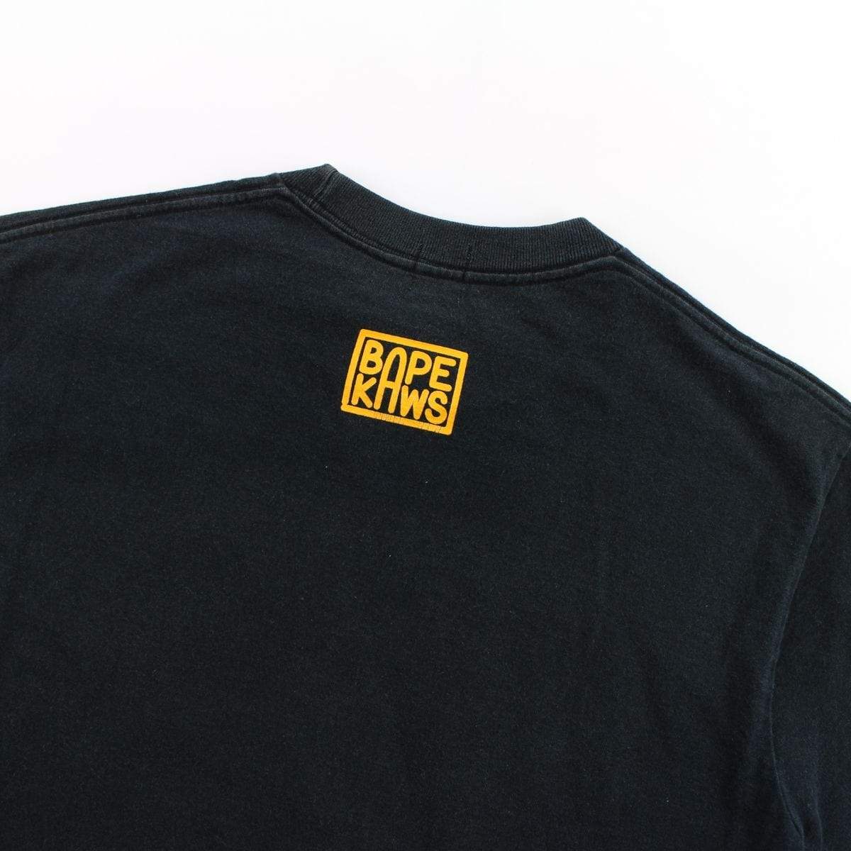 Bape x Kaws Baby Milo Head Tee Black - SaruGeneral
