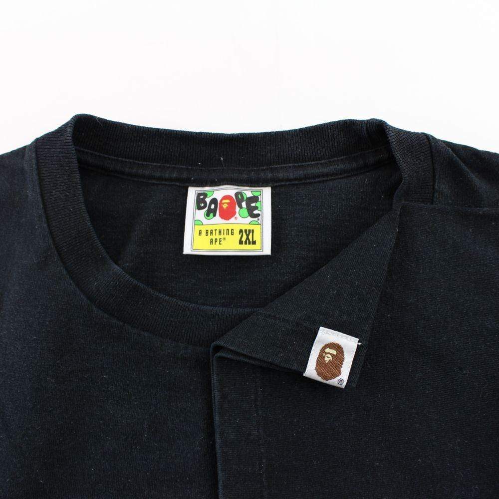 Bape x DSMG Ape Logo Tee Black - SaruGeneral