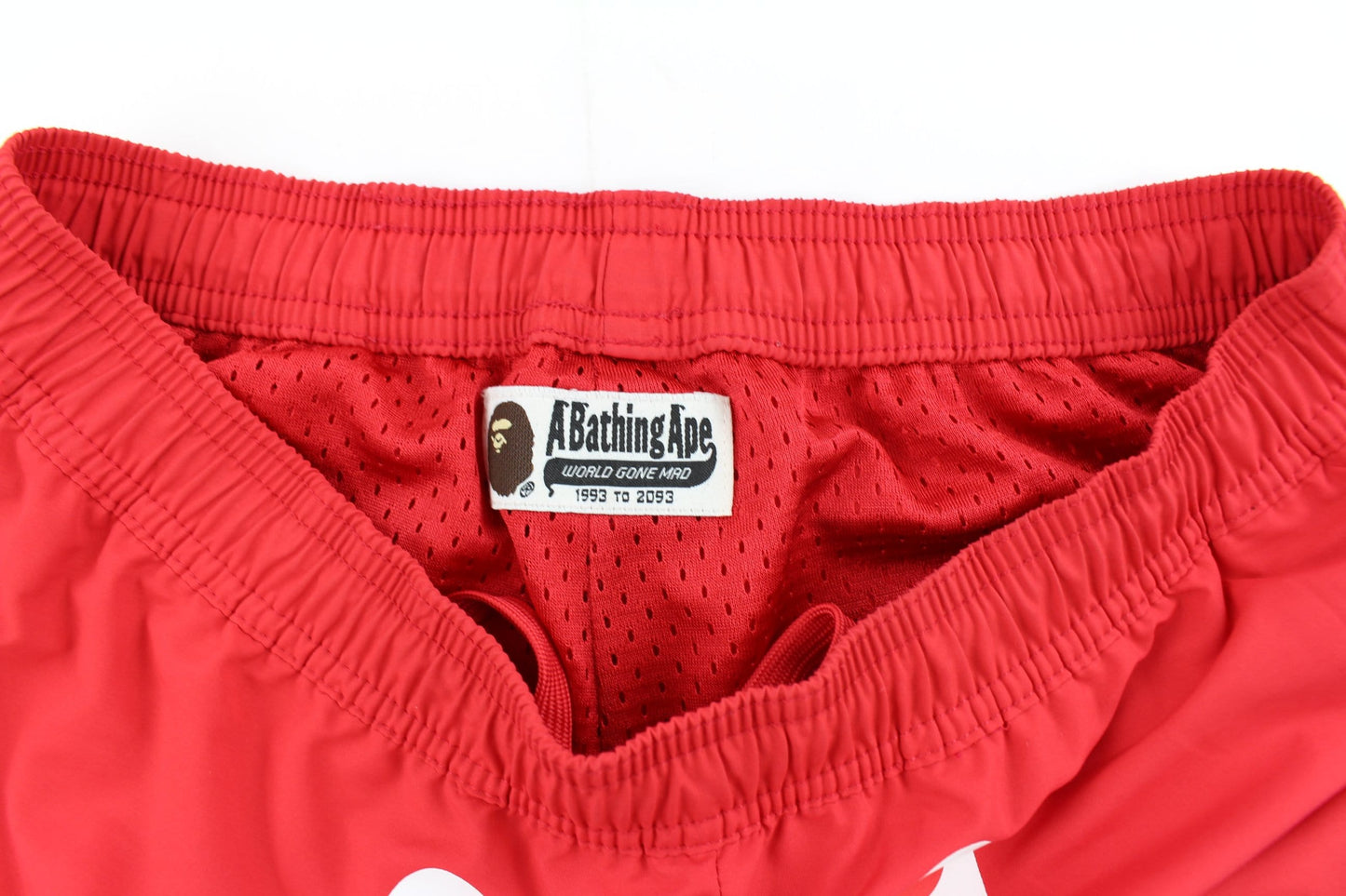 bape red shark face swimshorts - SaruGeneral
