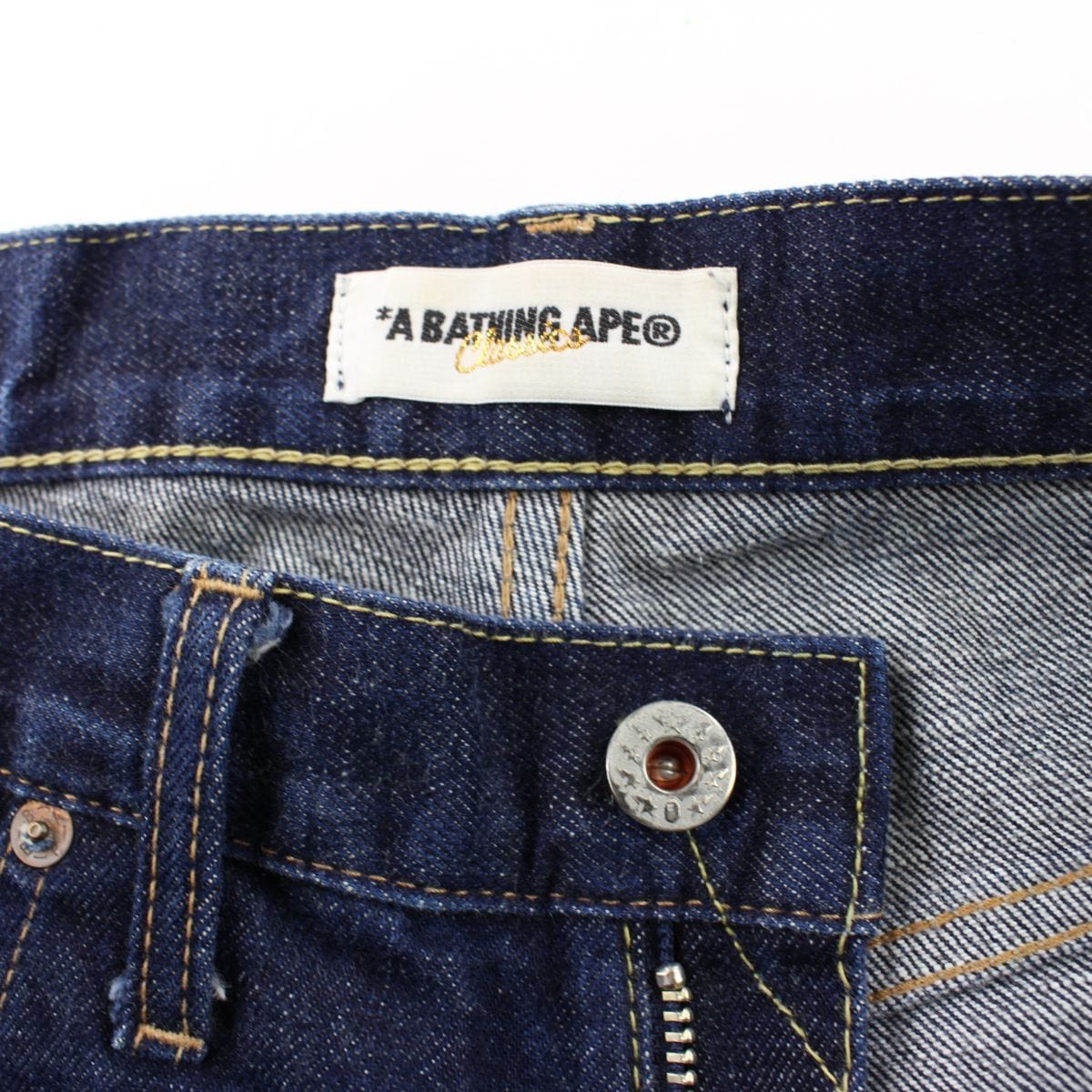 bapesta embroidered sta denim shorts - SaruGeneral