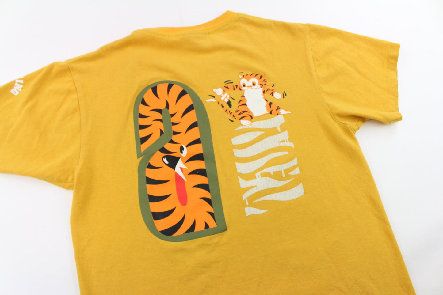 bape tiger face shark tee orange - SaruGeneral