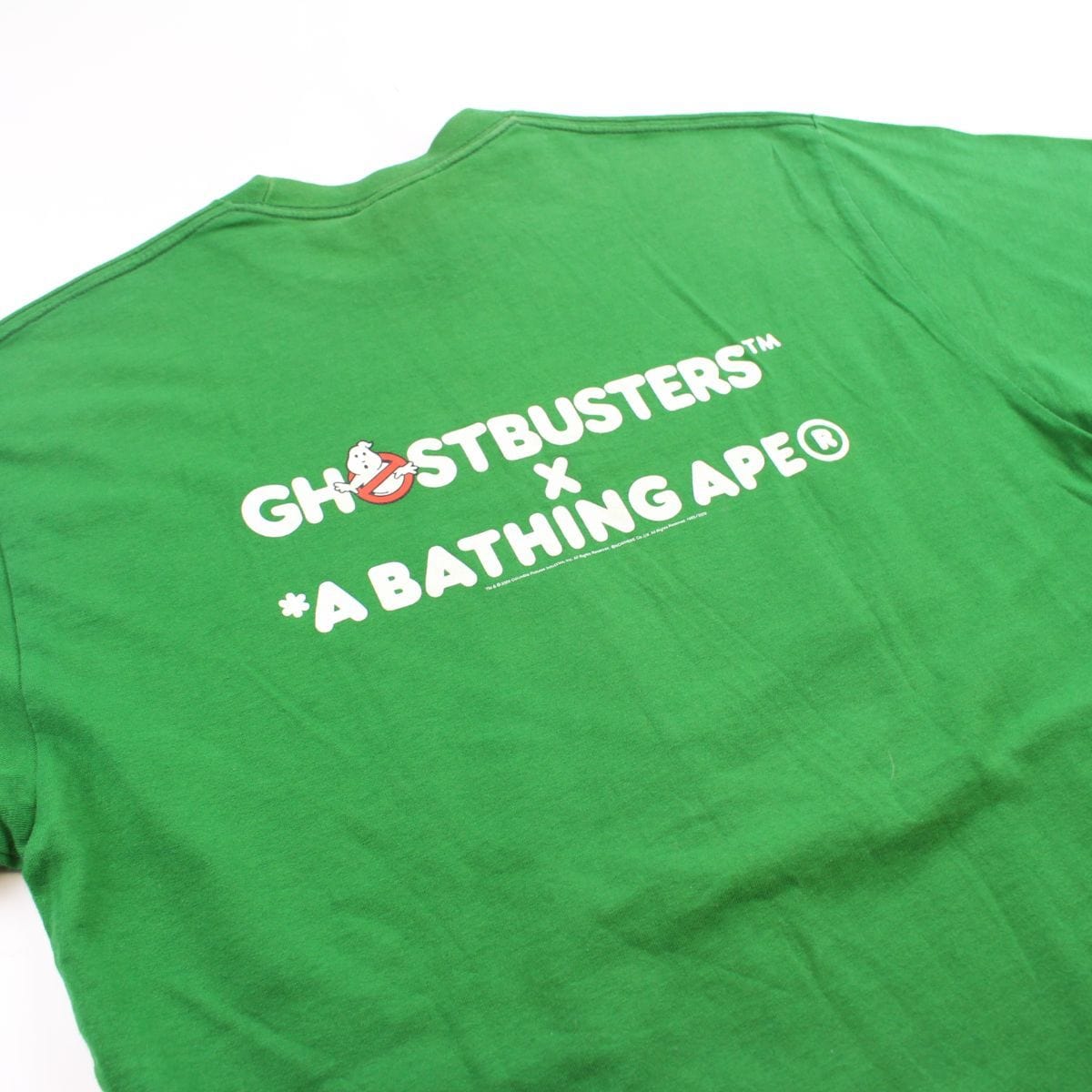 Bape x Ghostbusters Baby Milo Tee Green - SaruGeneral