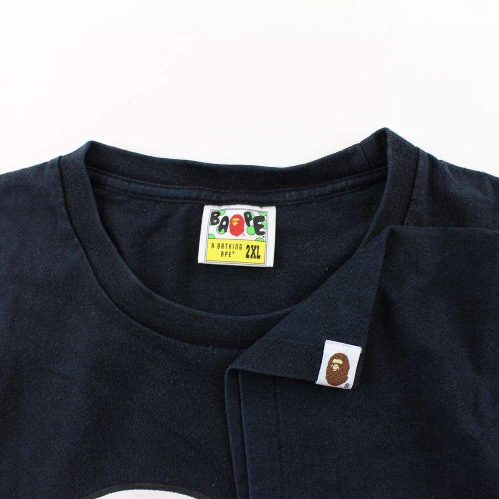 Bape Go Ape Logo Tee Black - SaruGeneral