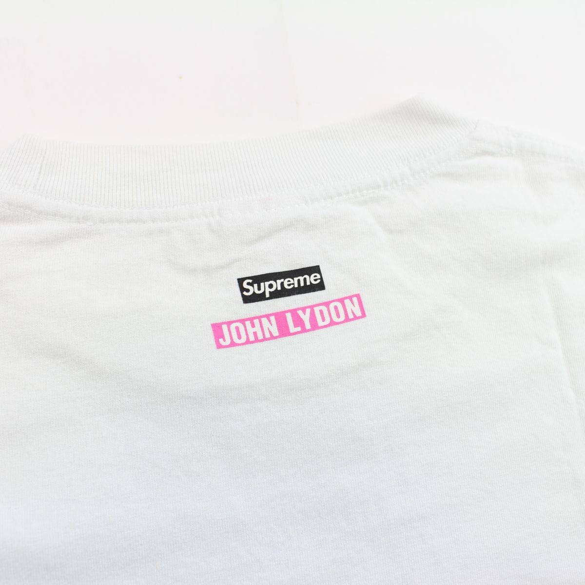 supreme x john lydon tee white 2010 - SaruGeneral