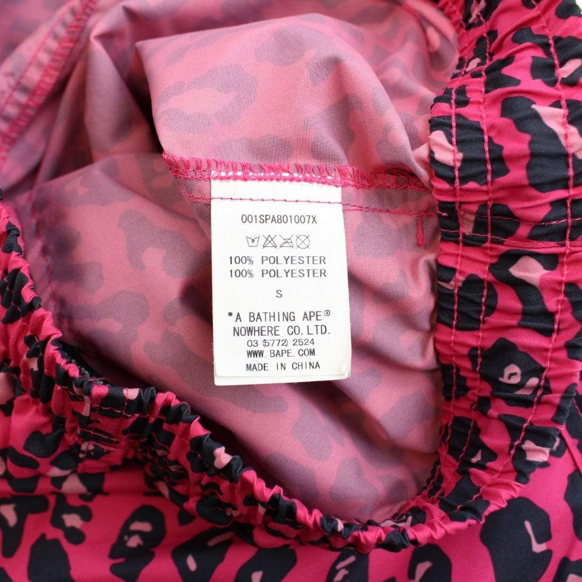 bape pink leopard camo swim shorts - SaruGeneral