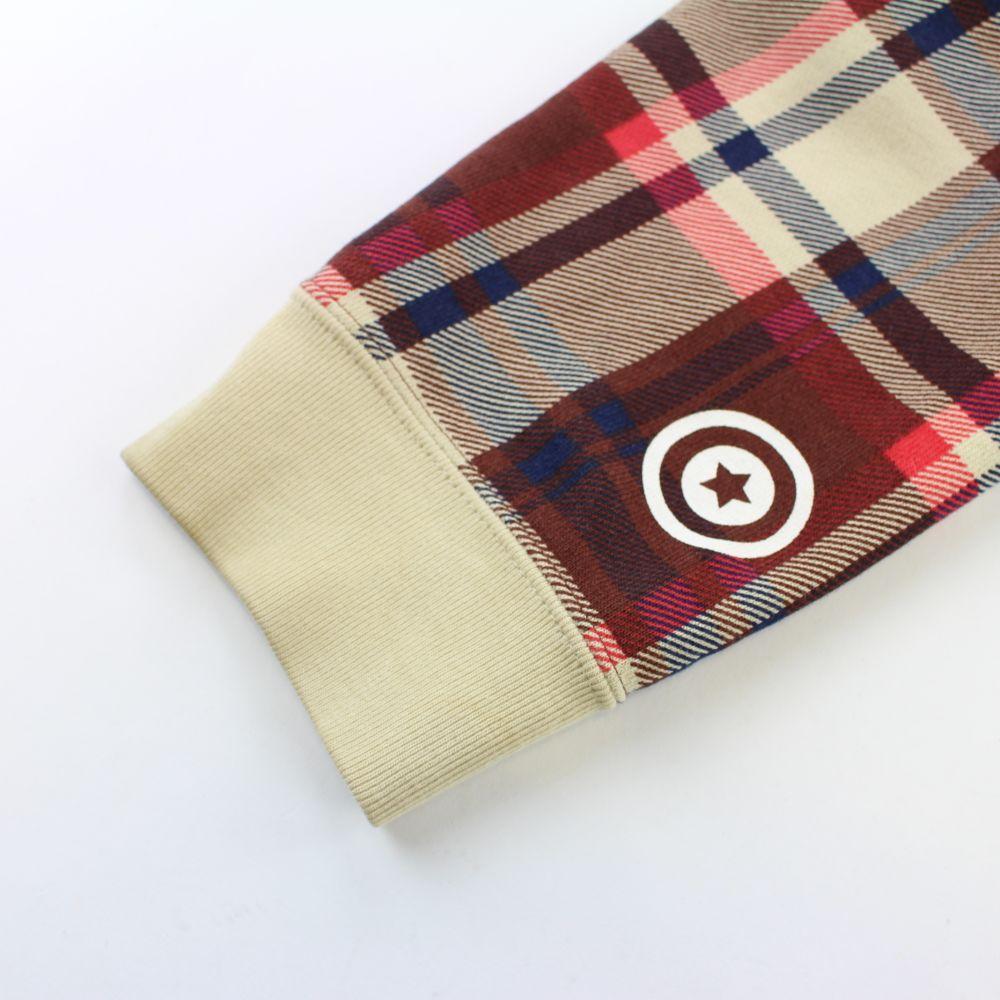 Bape Red Plaid Shark Hoodie Full Zip - SaruGeneral