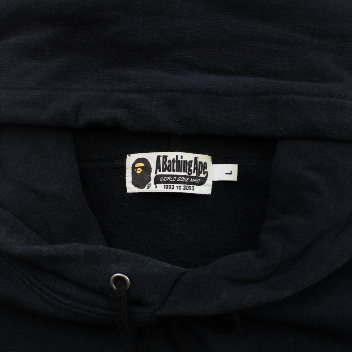 Bape Point Head Logo Hoodie Black - SaruGeneral