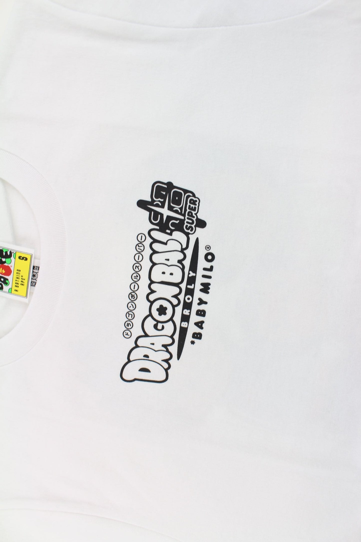bape blue dbz figures tee white - SaruGeneral