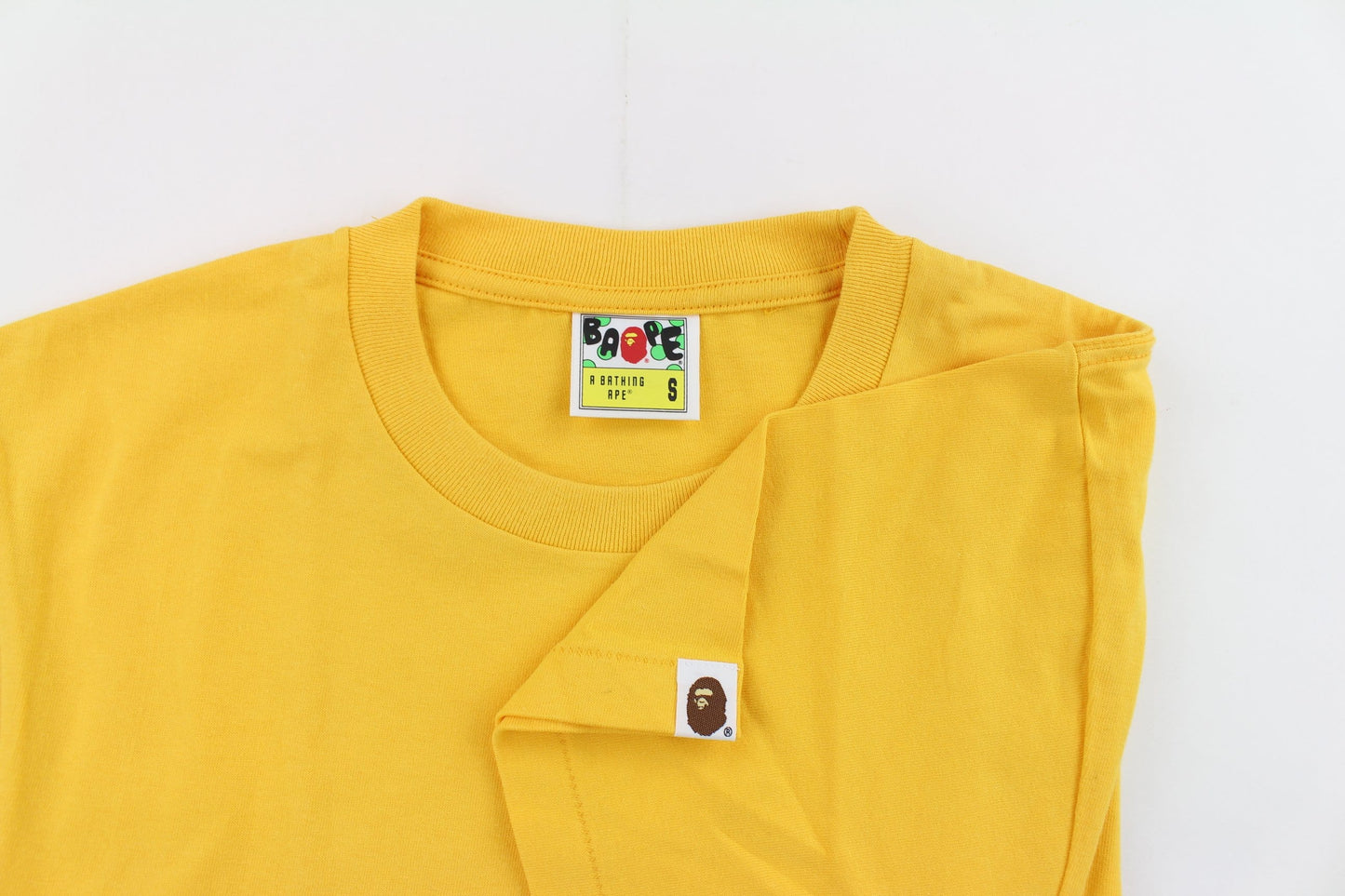 bape heat side shark tee yellow - SaruGeneral