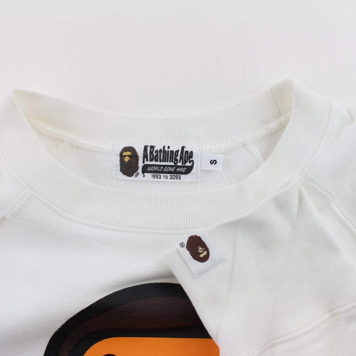 Bape Baby Milo Crewneck White - SaruGeneral