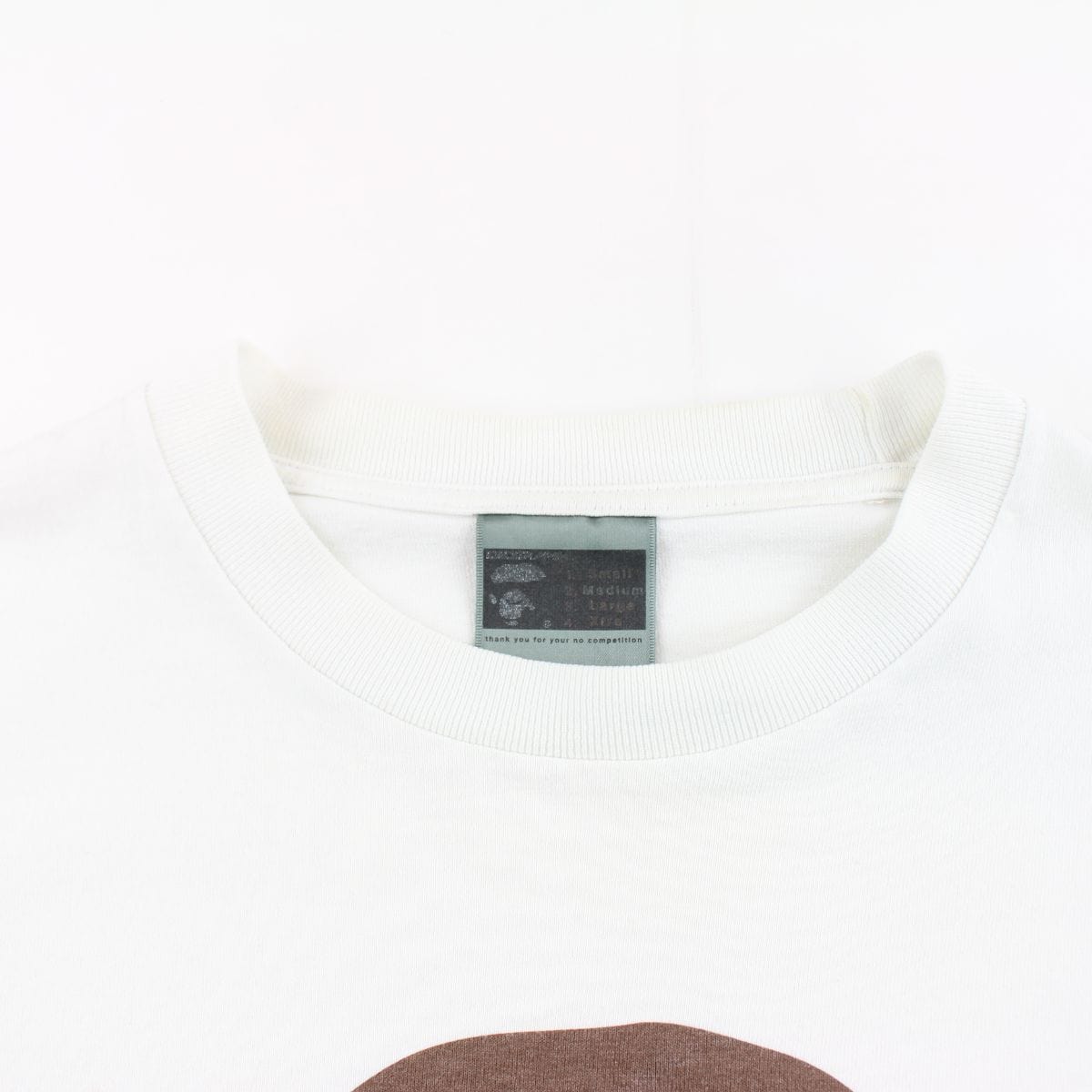 bape original brown big ape logo ls white 1 - SaruGeneral